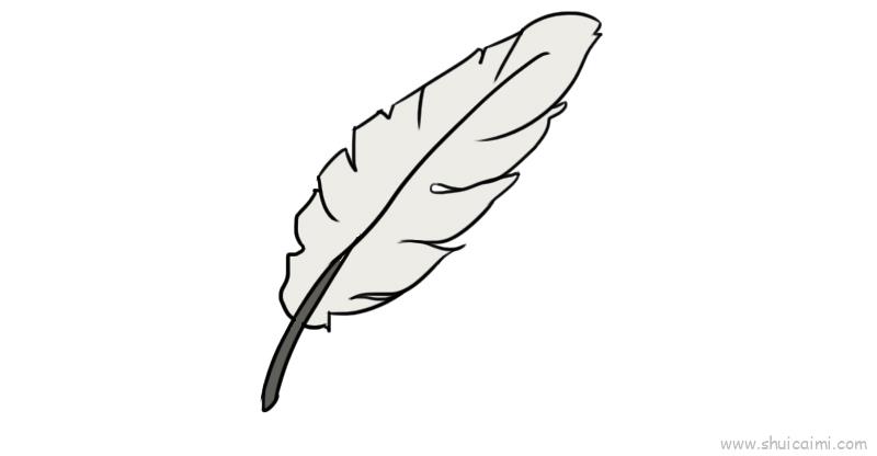 印第安人羽毛简笔画图片