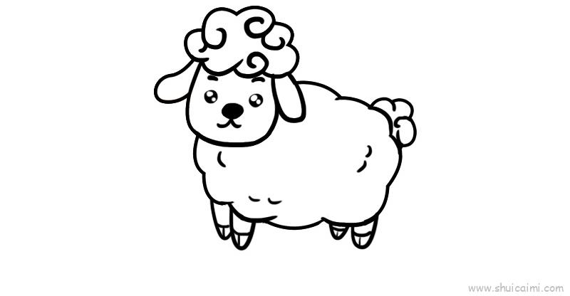羊儿童画怎么画 羊简笔画图片大全