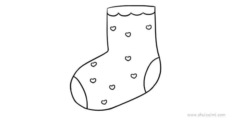 幼儿园袜子简笔画图片