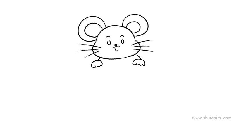 2020元旦老鼠儿童画怎么画2020元旦老鼠简笔画画法