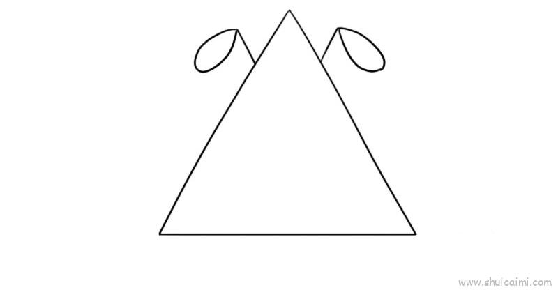 三角形简笔画卡通图片