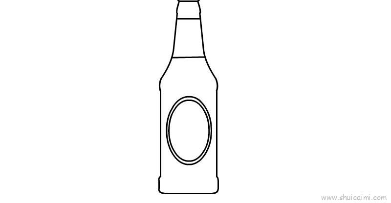 啤酒瓶教程儿童画怎么画啤酒瓶教程简笔画好看
