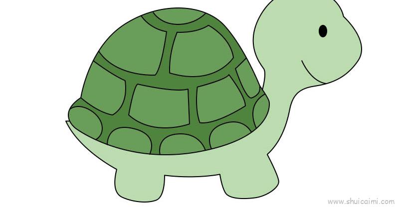 乌龟儿童画怎么画乌龟简笔画简单又好看
