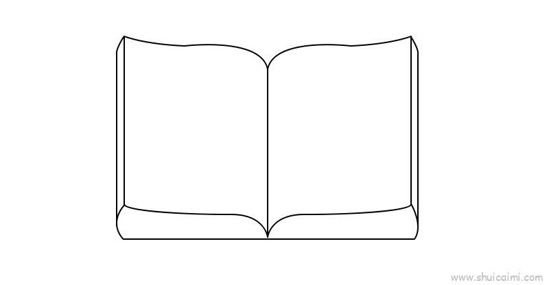 书本形边框怎么画图片