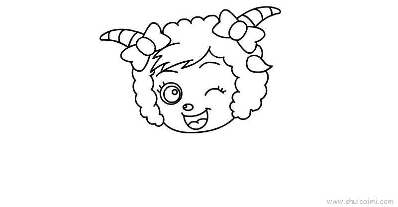美羊羊儿童画怎么画 美羊羊简笔画画法