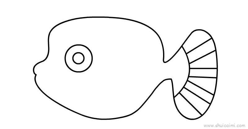 小丑鱼儿童画怎么画小丑鱼简笔画简单又好看