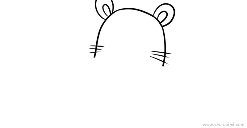 老鼠头 简笔画图片