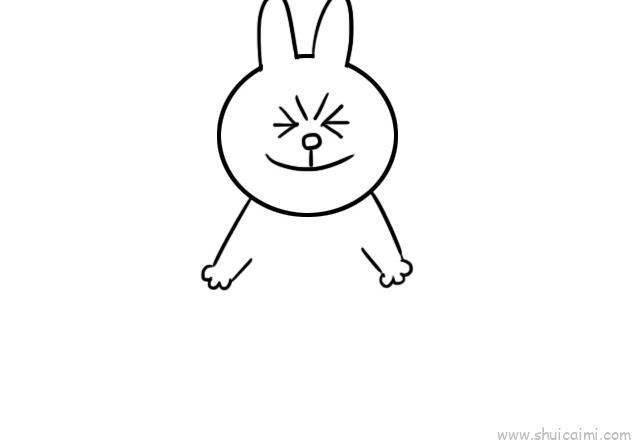 可妮兔儿童画怎么画 可妮兔简笔画步骤