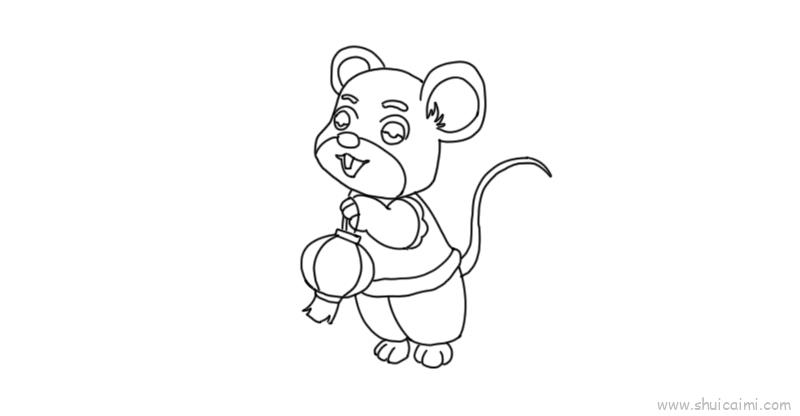 老鼠儿童画怎么画 老鼠简笔画简单又好看