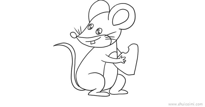 老鼠的画法儿童图片