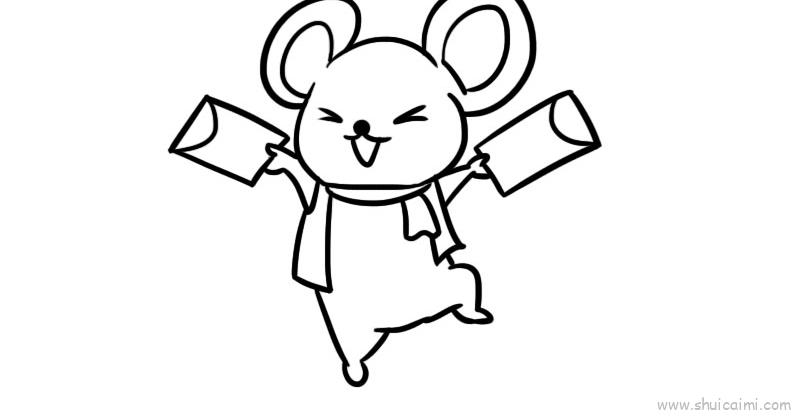 鼠年小老鼠儿童画怎么画 鼠年小老鼠简笔画画法