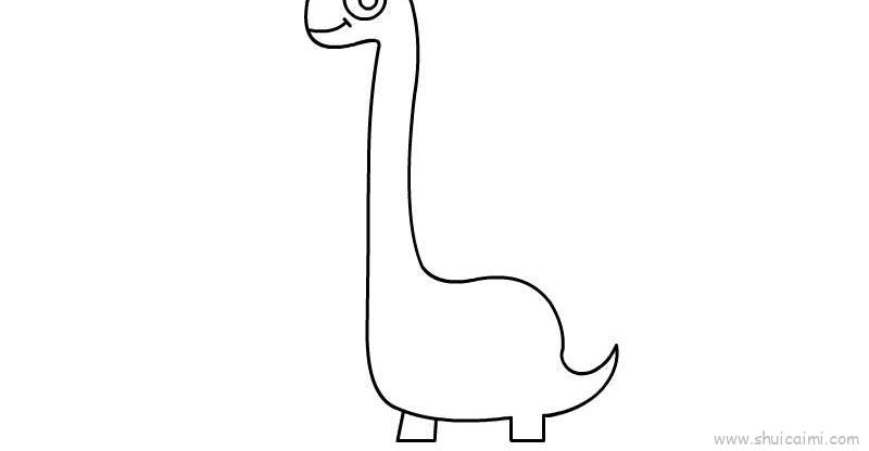长颈龙 画法图片