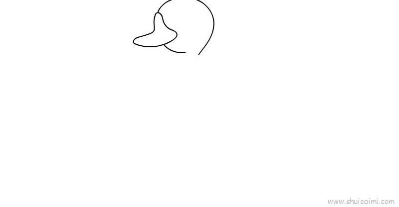 小鸭子儿童画怎么画小鸭子简笔画画法
