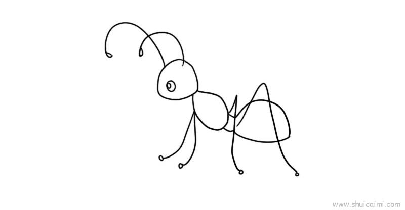 蚂蚁世界简笔画图片