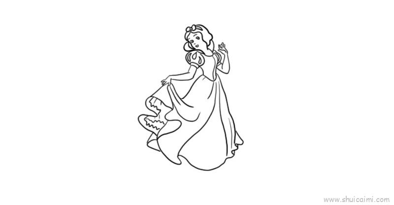 怎么画迪士尼公主好人图片