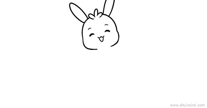 兔子嘴巴简笔画图片