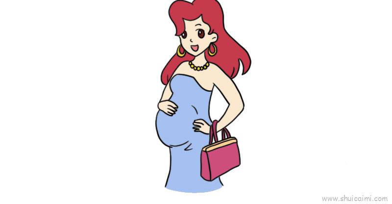 卡通Q版孕妇可爱图片