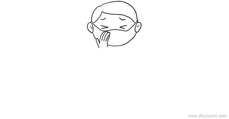 肺炎病人儿童画怎么画 肺炎病人简笔画简单