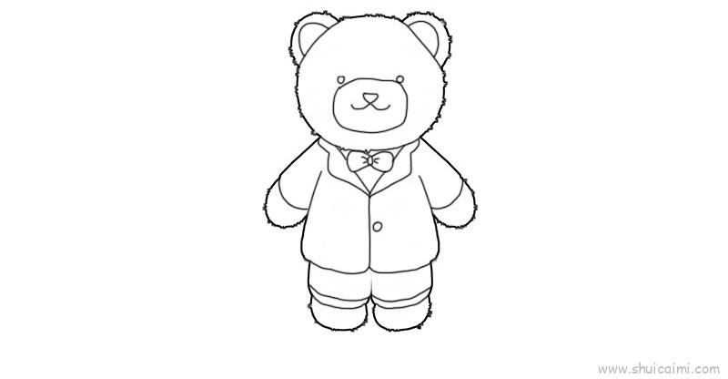 小熊玩具儿童画怎么画 小熊玩具简笔画简单又好看