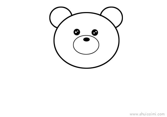 1一3岁宝宝简笔画小熊图片