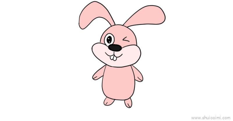 小兔子儿童画怎么画 小兔子简笔画简单
