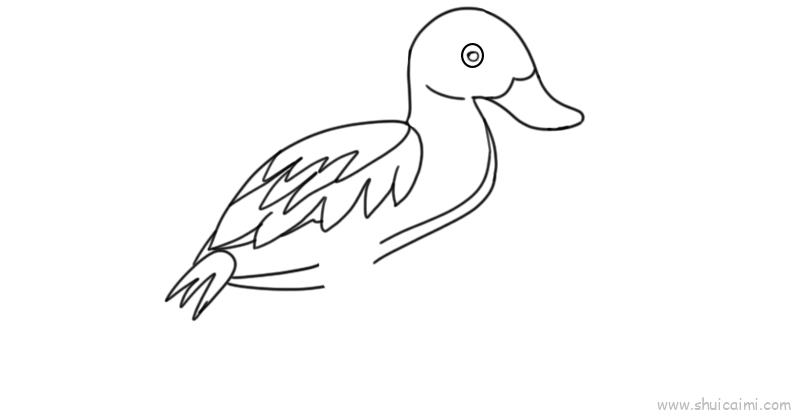 丑小鸭简笔画的画法图解分享到这里,查找更多丑小鸭简笔画,丑小鸭画法