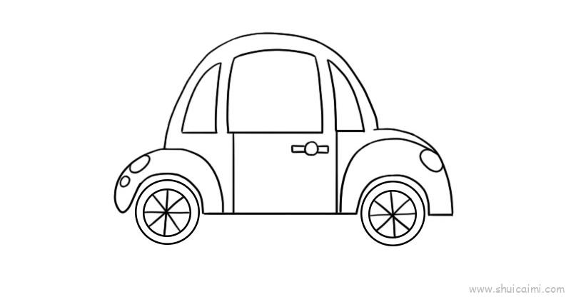 汽车儿童画怎么画 汽车简笔画简单