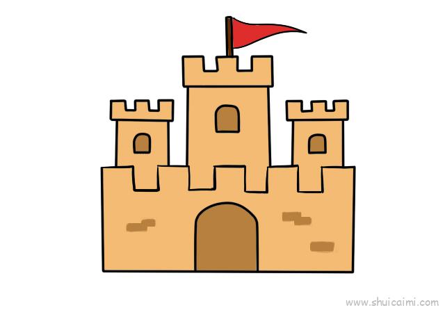 城堡简化图图片