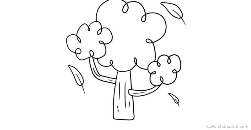 春天的枫树怎么画图片