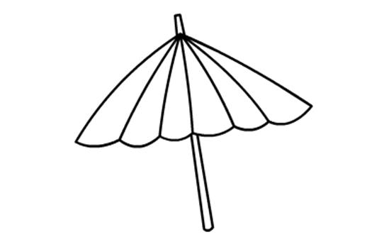 雨伞怎么画简笔画图片大全各种各样的伞简笔画图片大全
