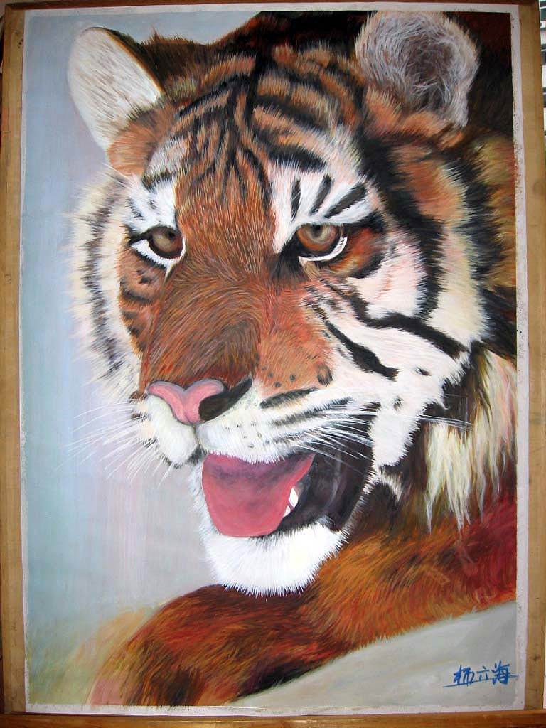 可爱的小老虎水彩画这是一组老虎水彩画的内容,希望能满足您的需求