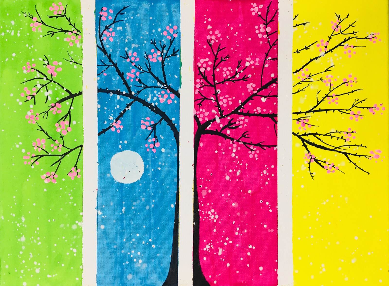 春夏秋冬色彩构成图片素材-编号13531479-图行天下