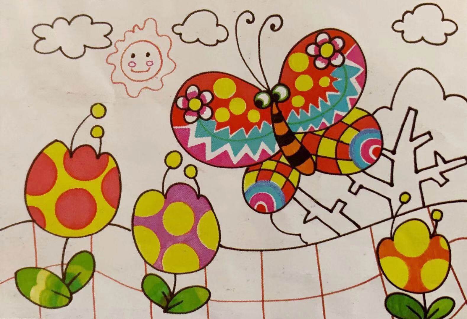 儿童水彩笔画简单又漂亮儿童水彩笔最简单的画画
