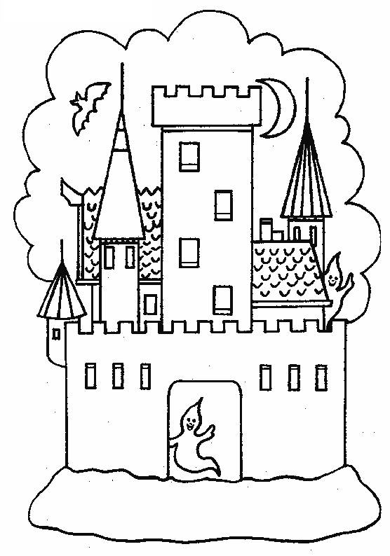 天空城堡简笔画简单图片