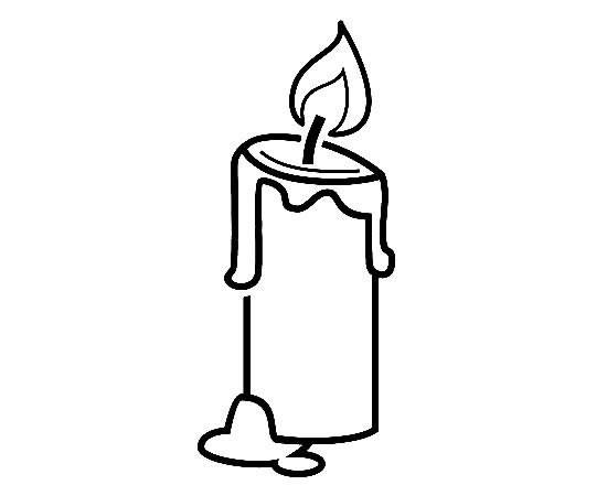 蜡烛画法古代图片