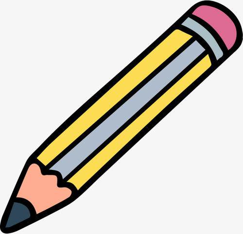 铅笔的卡通简笔画图片(铅笔卡通图案简笔画彩色)铅笔的简笔画步骤图解