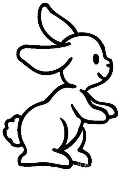 兔子简笔画图片 兔子简笔画图片彩色