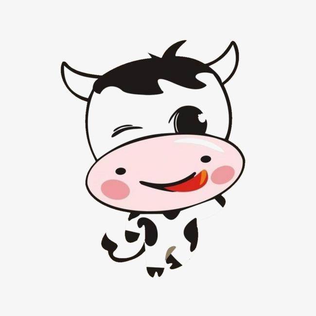 卡通手绘卡通手绘红色的小牛免费下载