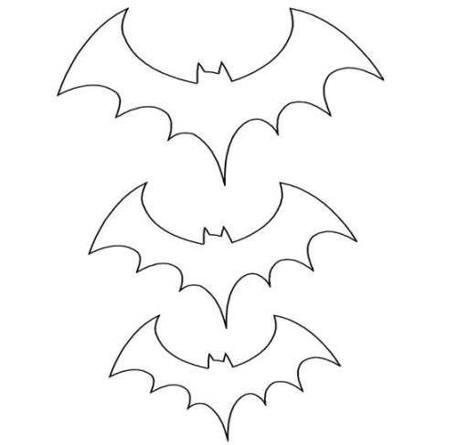 蝙蝠简笔画简单图片