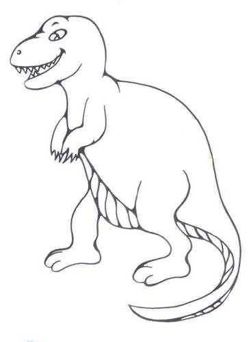 恐龙的简笔画 恐龙的简笔画图片大全 可爱 简单