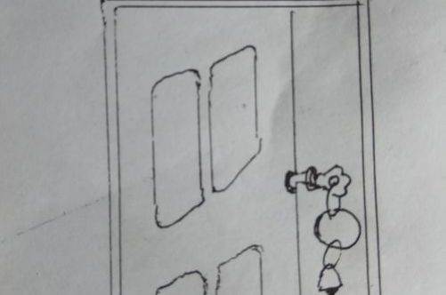 门简单画法怎么画图片