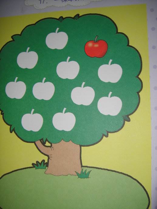 苹果树简笔画 苹果树简笔画彩色