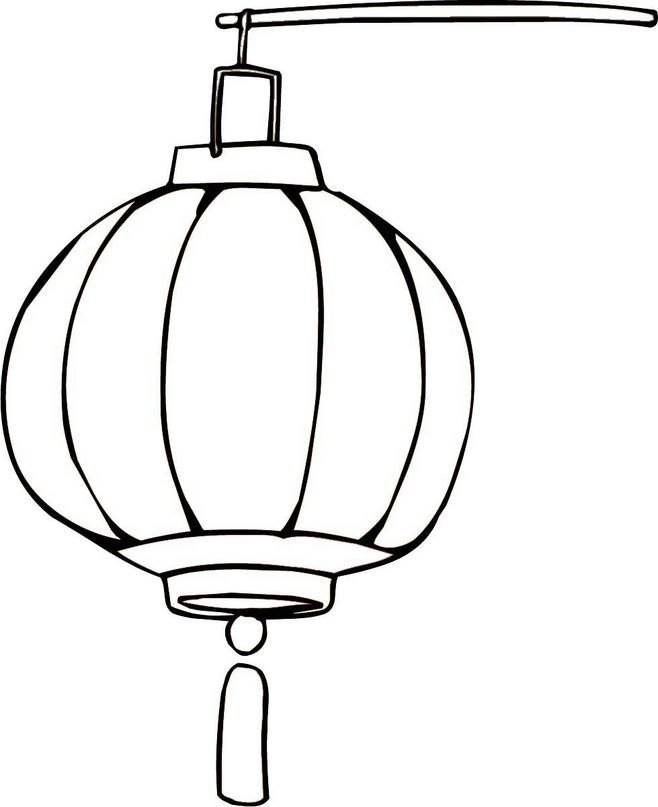 喜庆灯笼简笔画新年春节元素png素材过年灯笼的儿童简笔画(第1页)福字