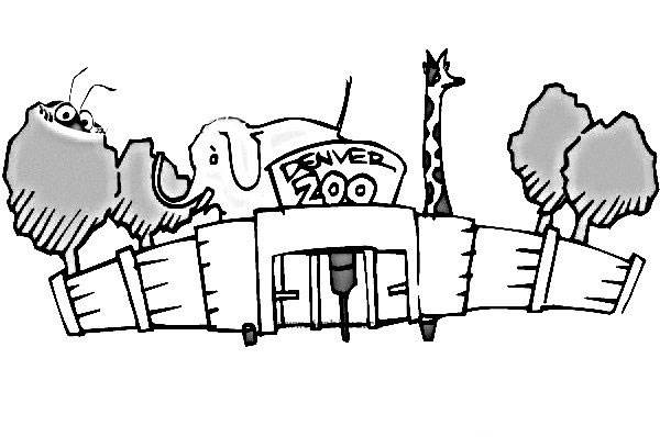 动物园的简笔画法图片