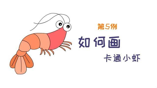 皮皮虾虾简笔画图片