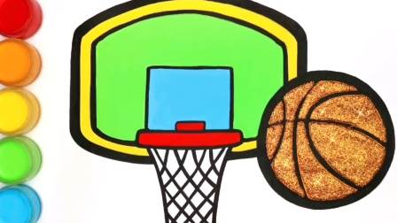 篮球框简笔画 篮球框简笔画图片
