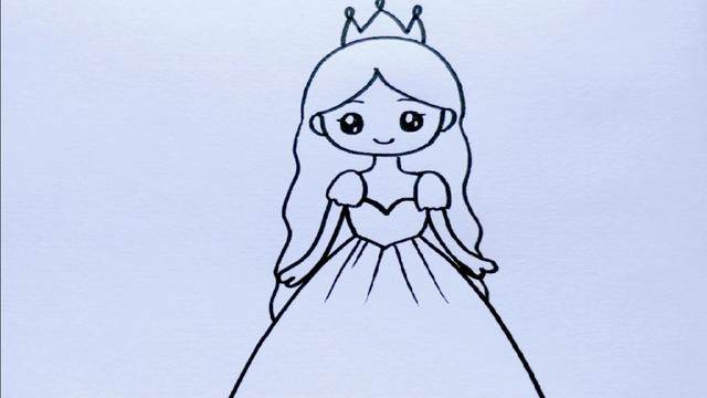 画简单的公主 怎样画公主好看又简单