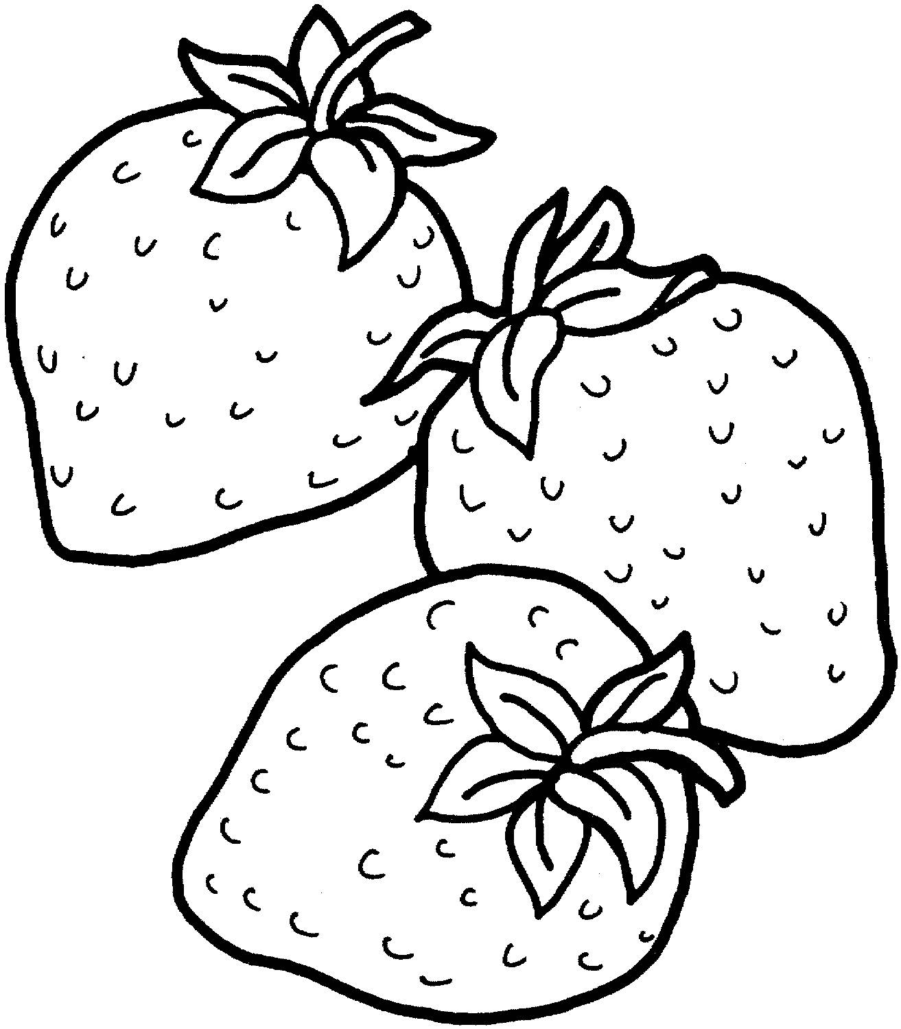 草莓简笔画 简单 可爱图片