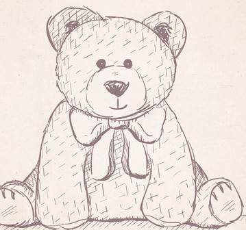 泰迪熊简笔画 泰迪熊简笔画 可爱