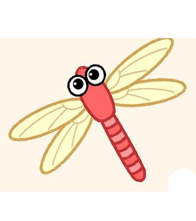 画一只小蜻蜓图片